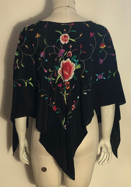 Embroidered Scarf Shawl