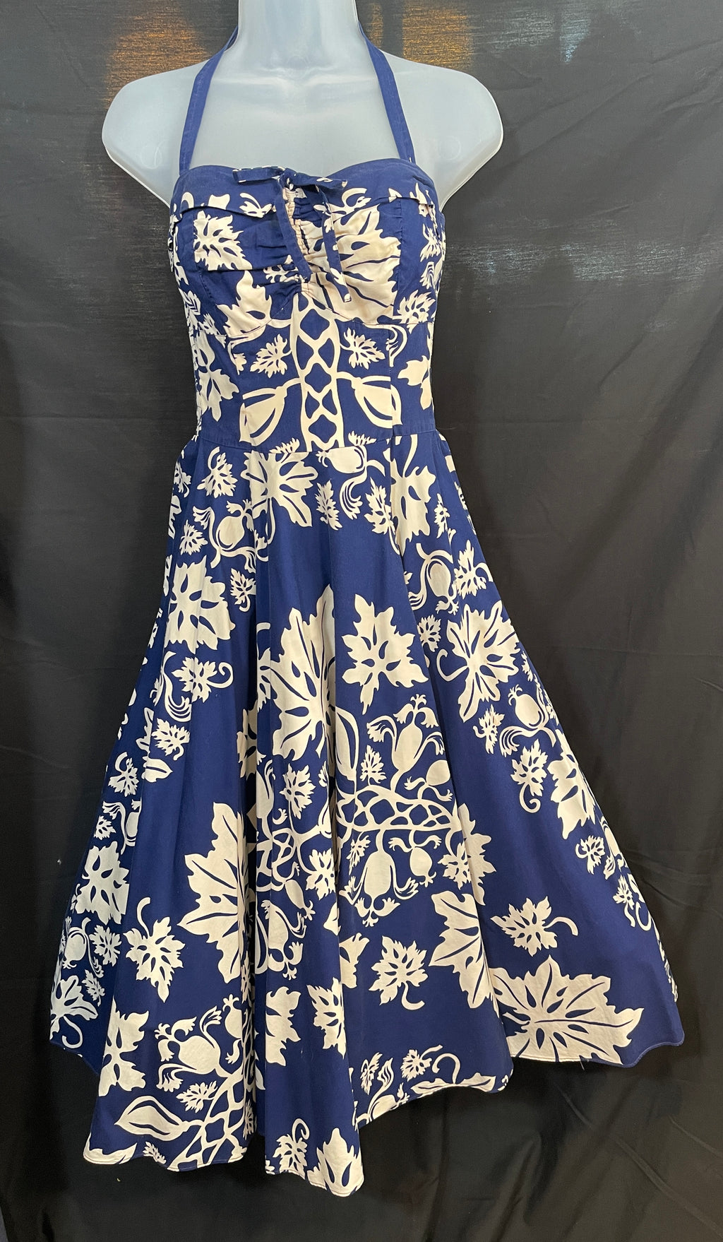 VTG 1950s Miss Hawaii Cotton SUNDRESS by Kamehameha Garments.