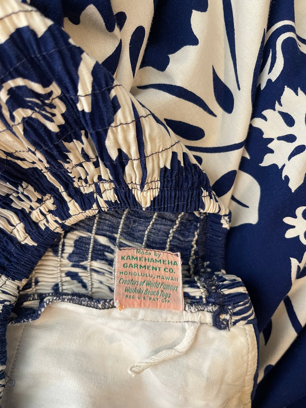 VTG 1950s Miss Hawaii Cotton SUNDRESS by Kamehameha Garments.