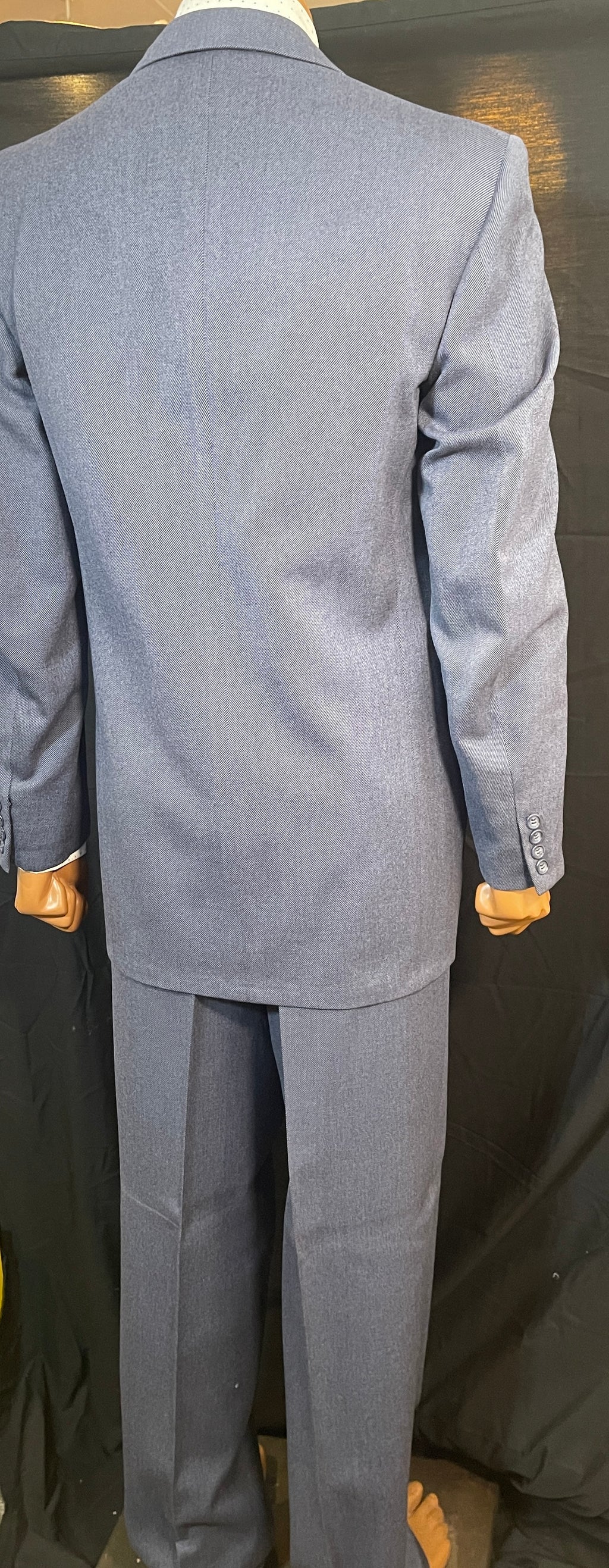 40s-50s MEN's Double Breasted Suit  Primo Condition Size 40/w31