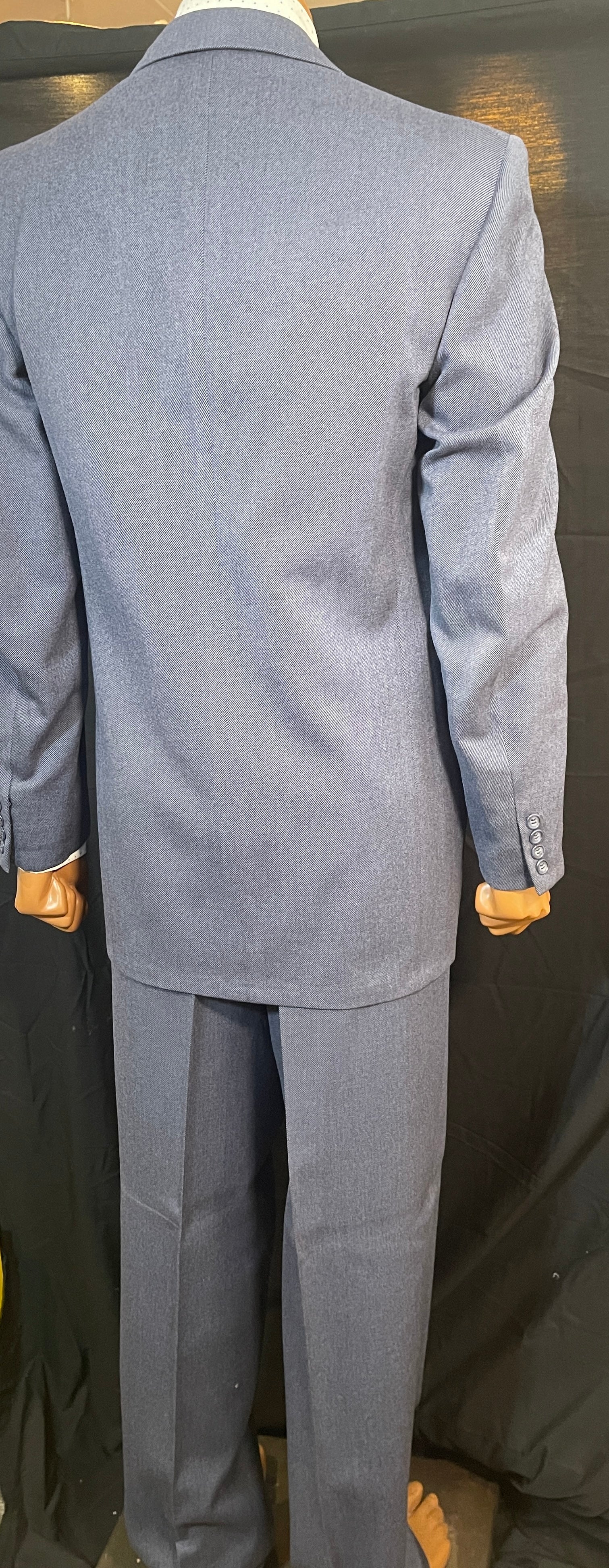 40s-50s MEN's Double Breasted Suit  Primo Condition Size 40/w31