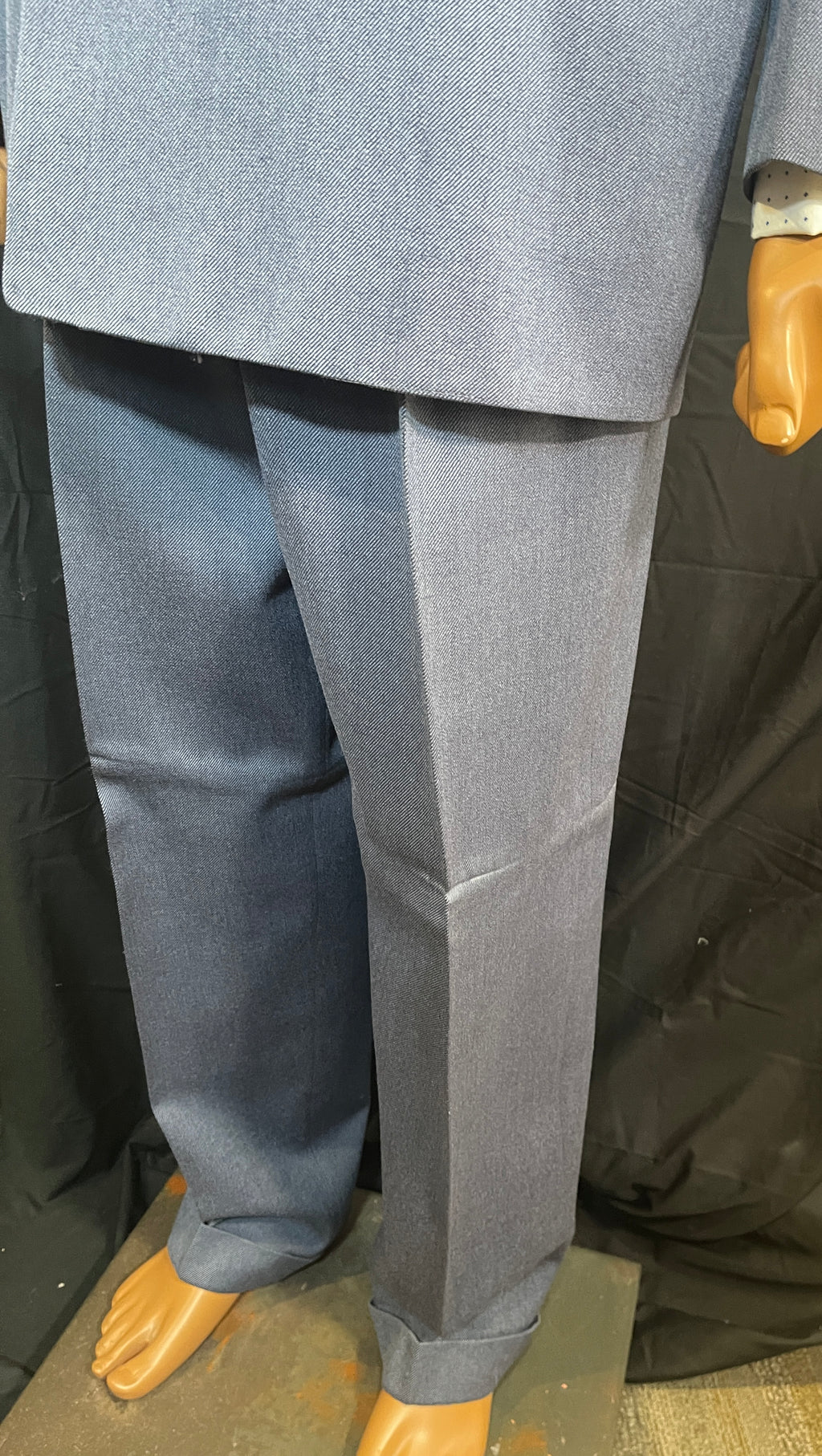 40s-50s MEN's Double Breasted Suit  Primo Condition Size 40/w31