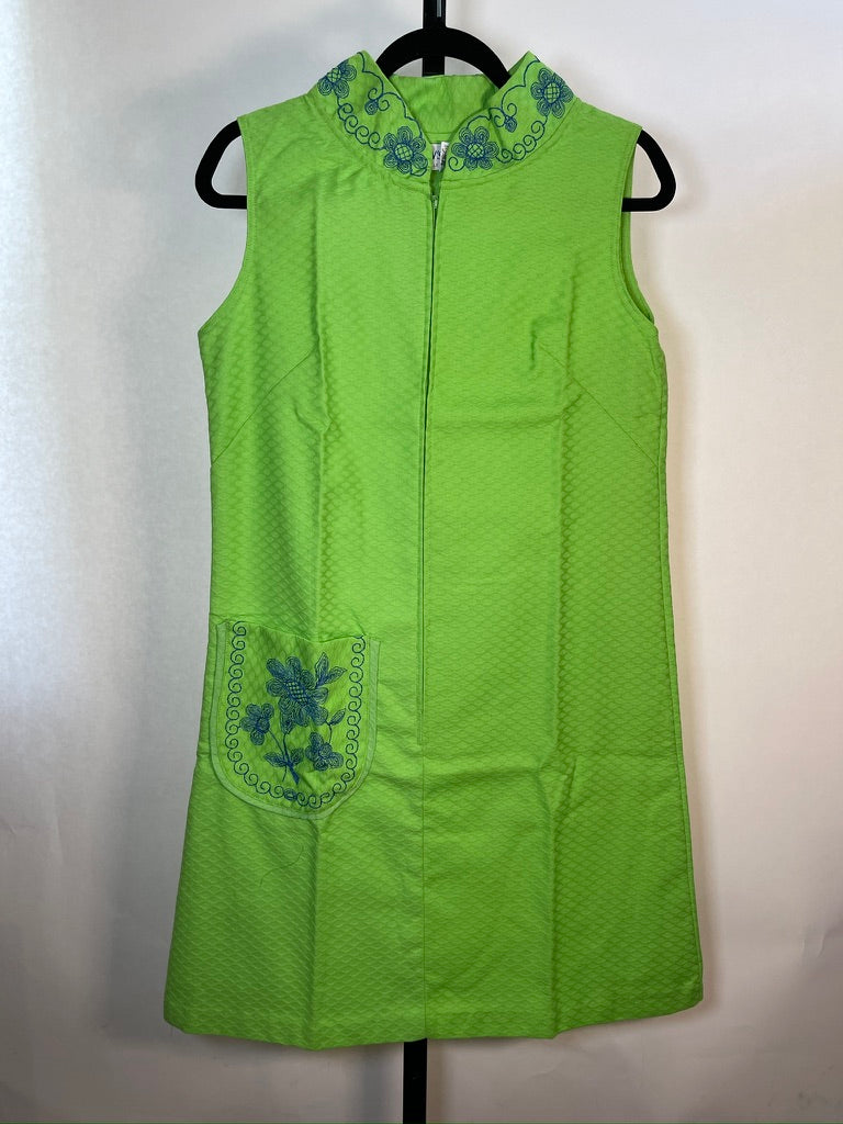 VTG New OLD STOCK 1970s Summer Shift DRESS CUTE!