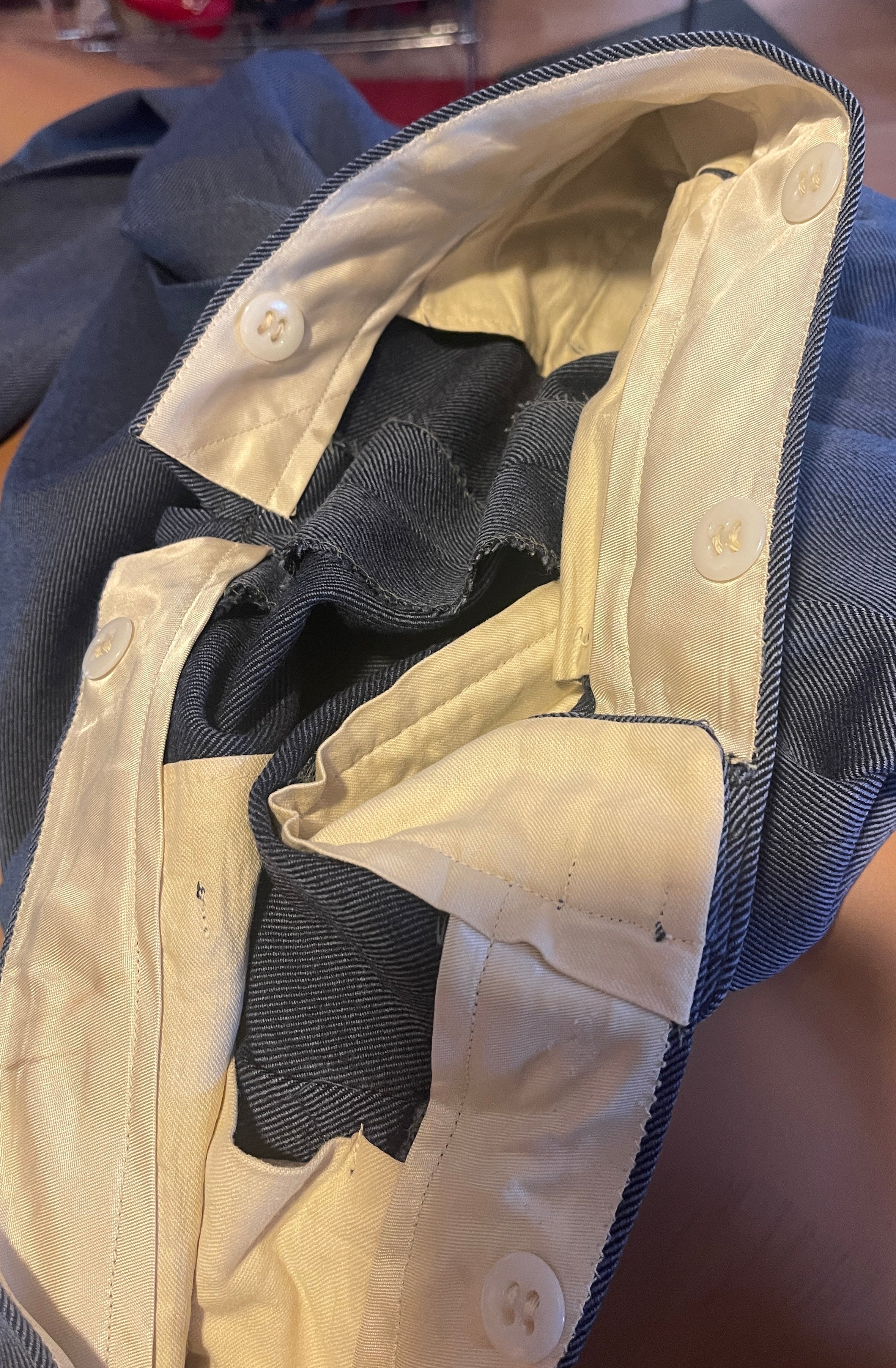 40s-50s MEN's Double Breasted Suit  Primo Condition Size 40/w31