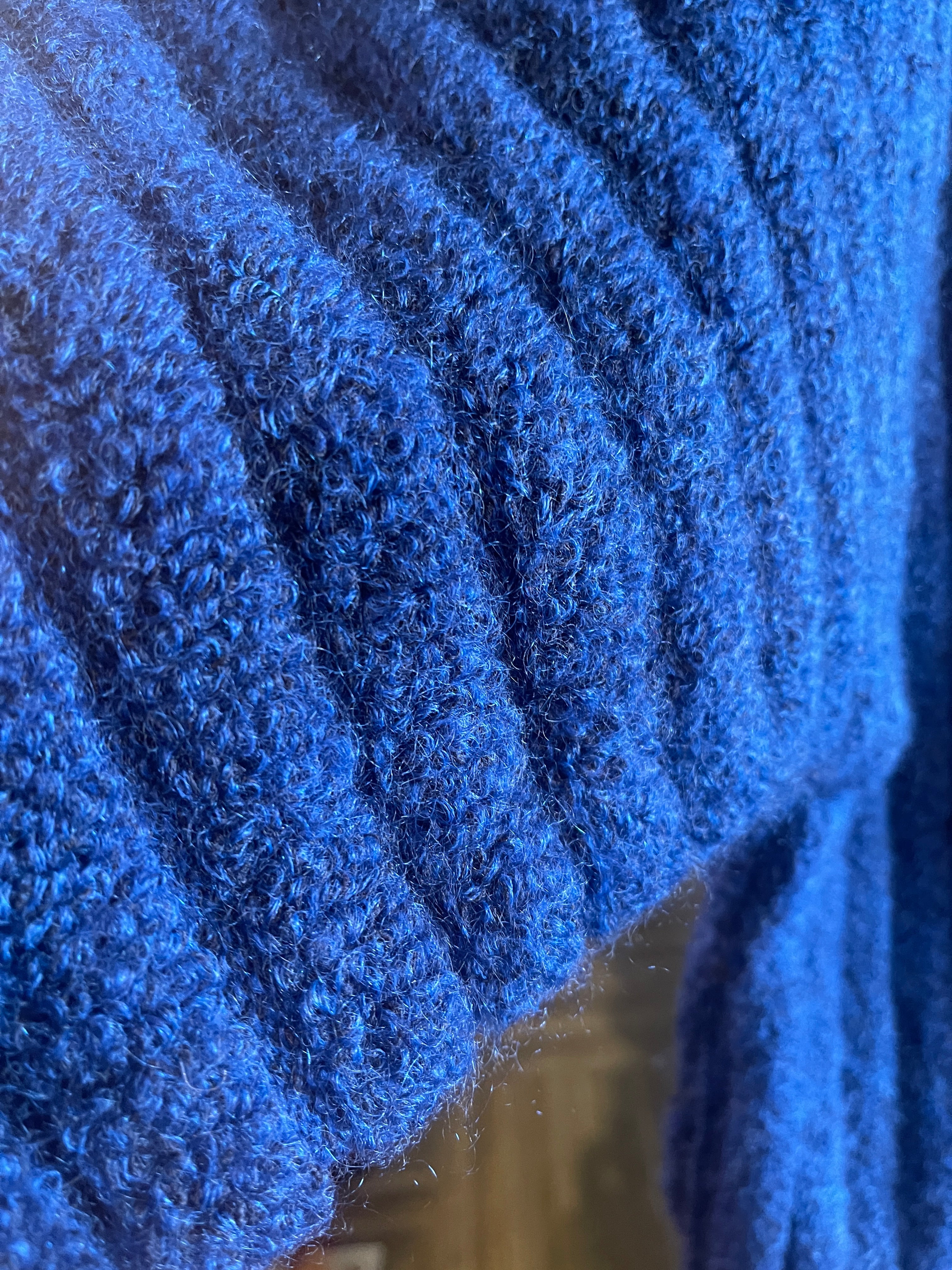 MISSONI Cobalt Blue Reversible Kimono Coat