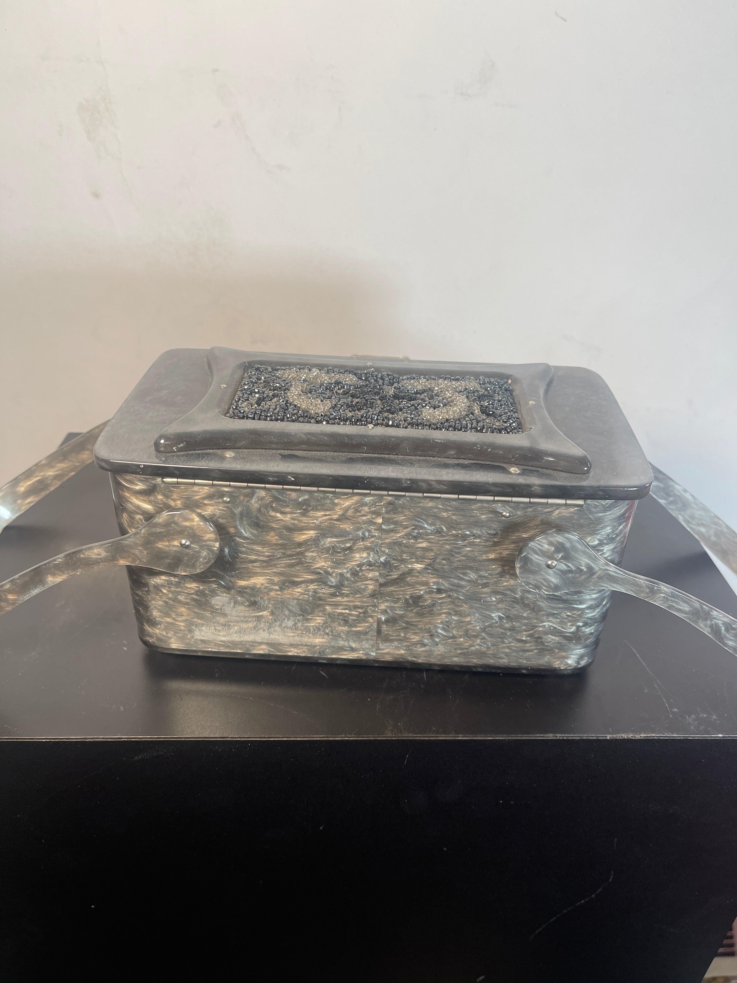 50s RIALTO Lucite Box Purse