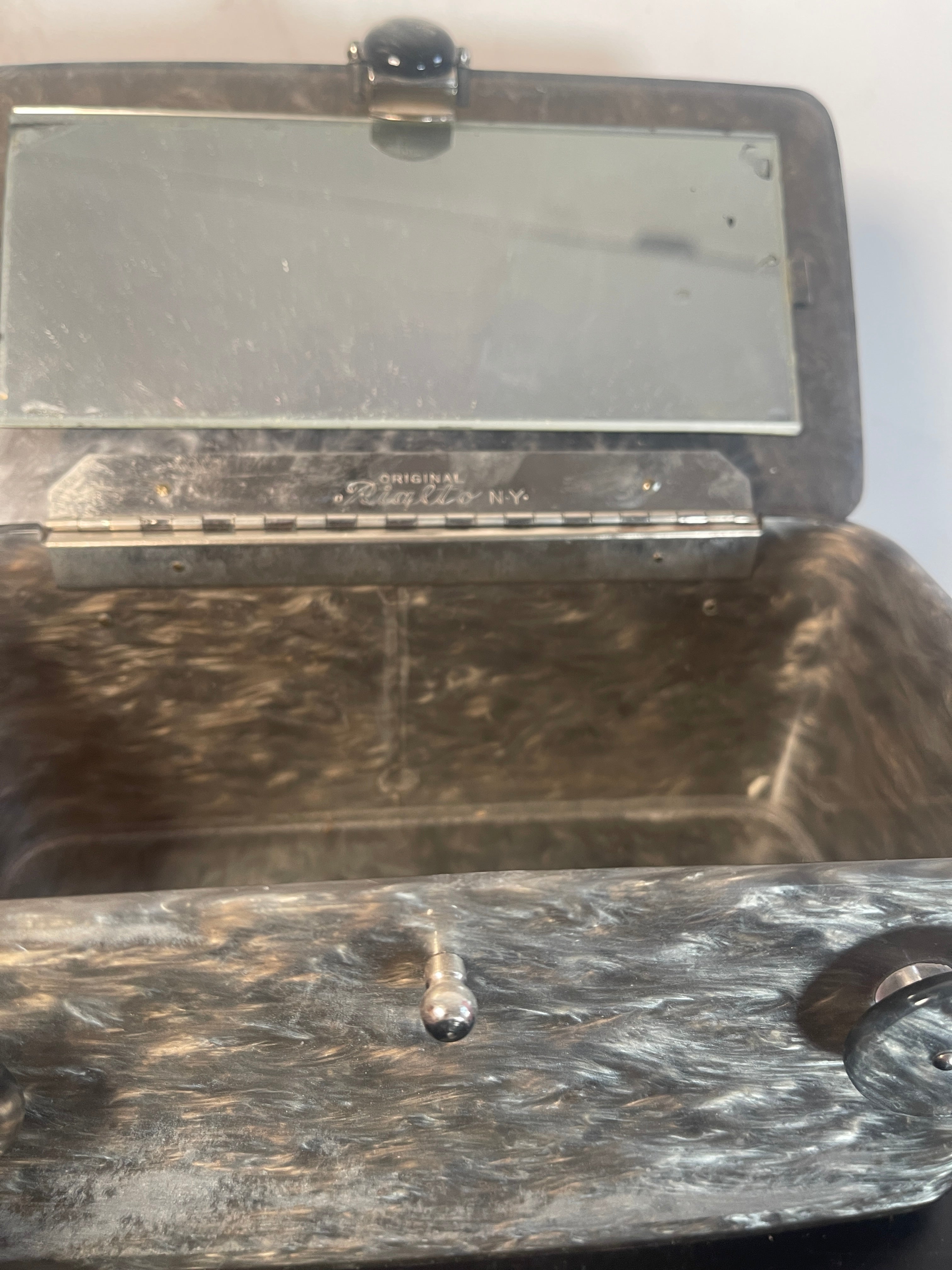 50s RIALTO Lucite Box Purse