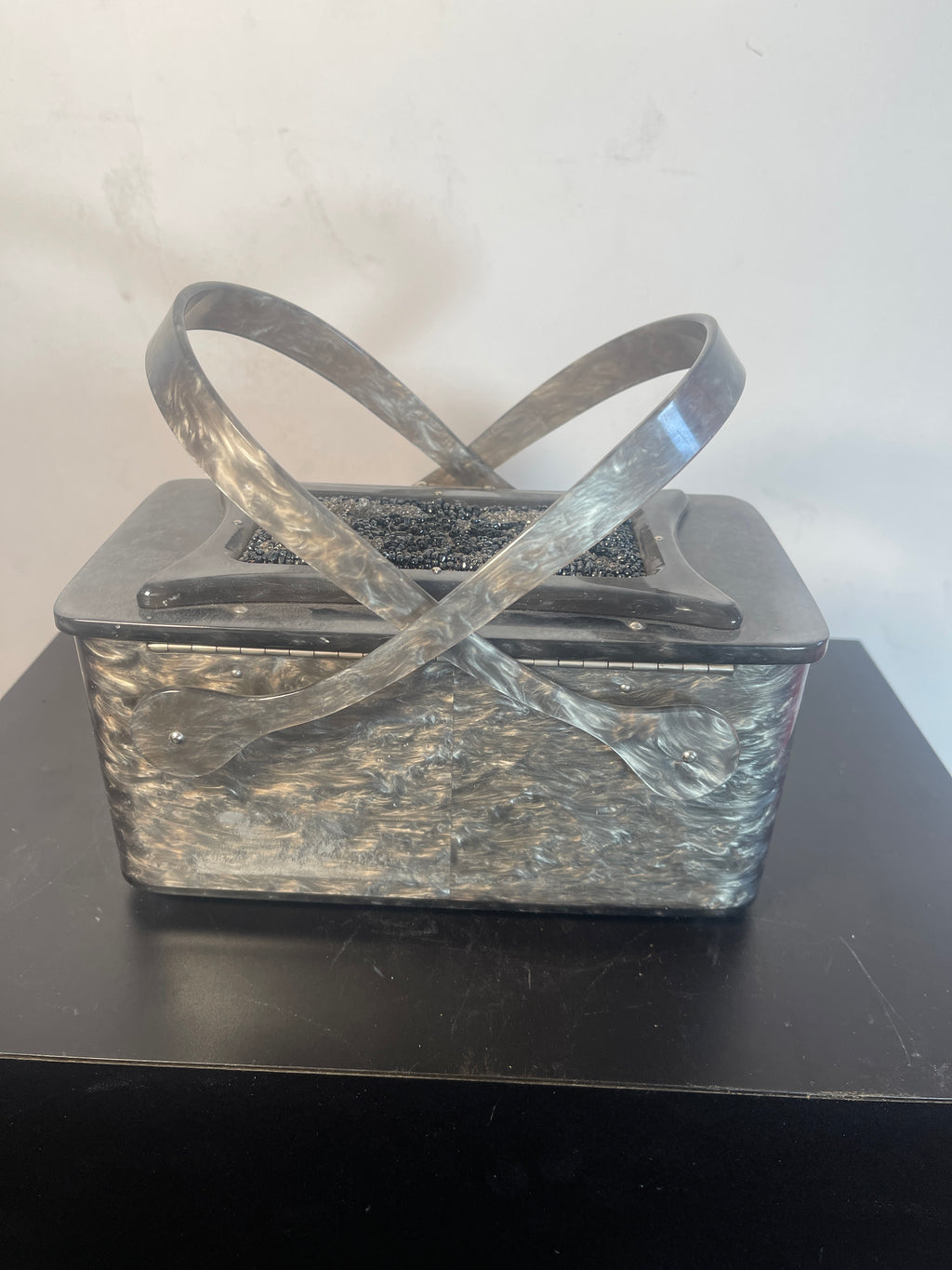 50s RIALTO Lucite Box Purse