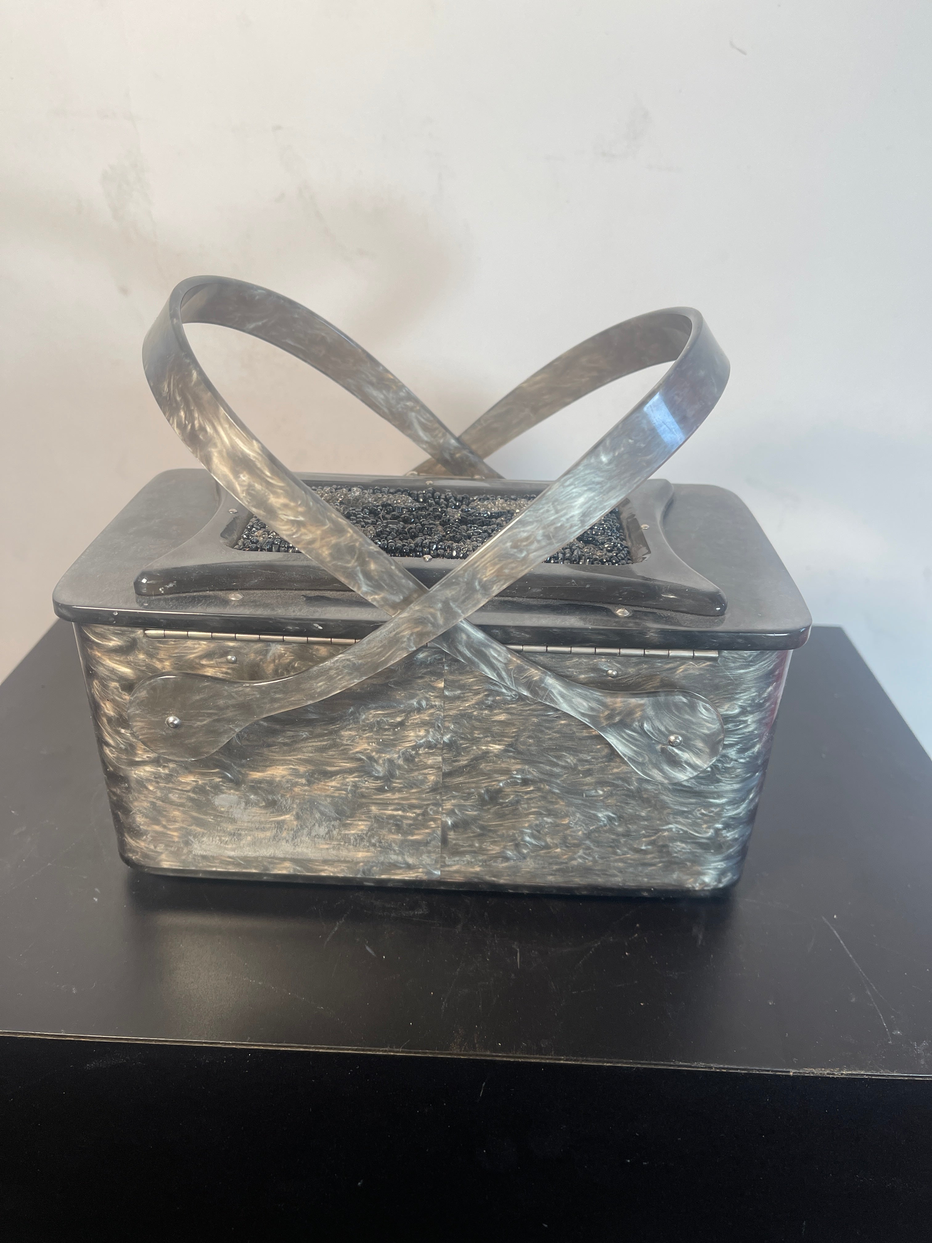 50s RIALTO Lucite Box Purse