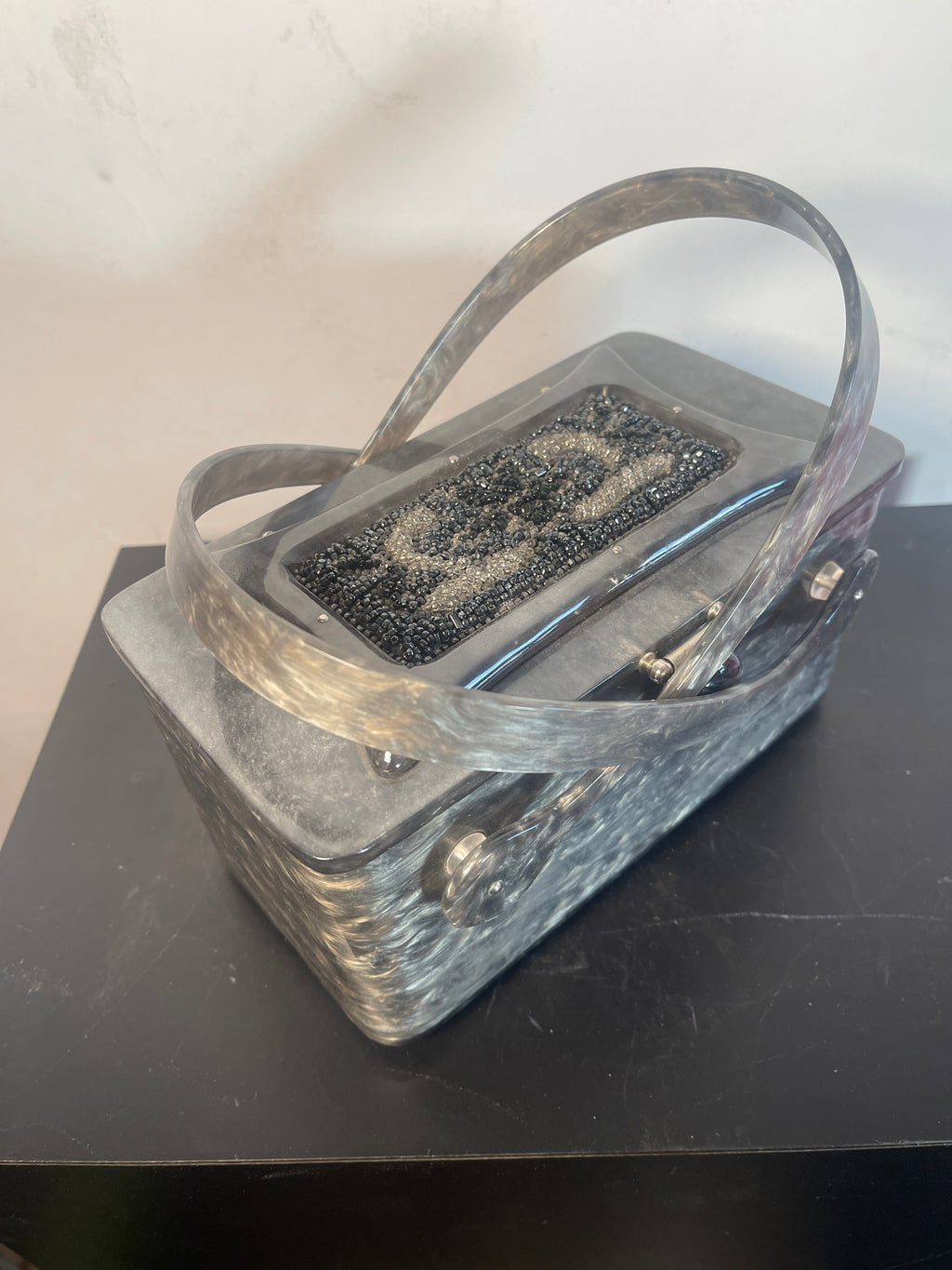 50s RIALTO Lucite Box Purse