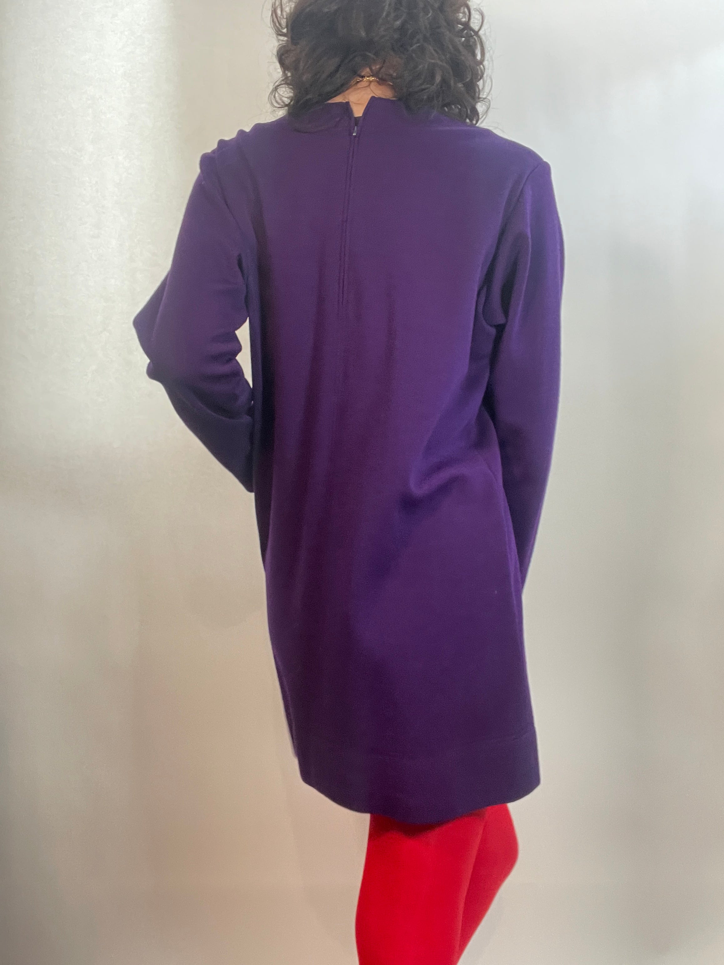 Vtg 90s SAINT LAURENT Rive Gauche Mini Dress or Tunic