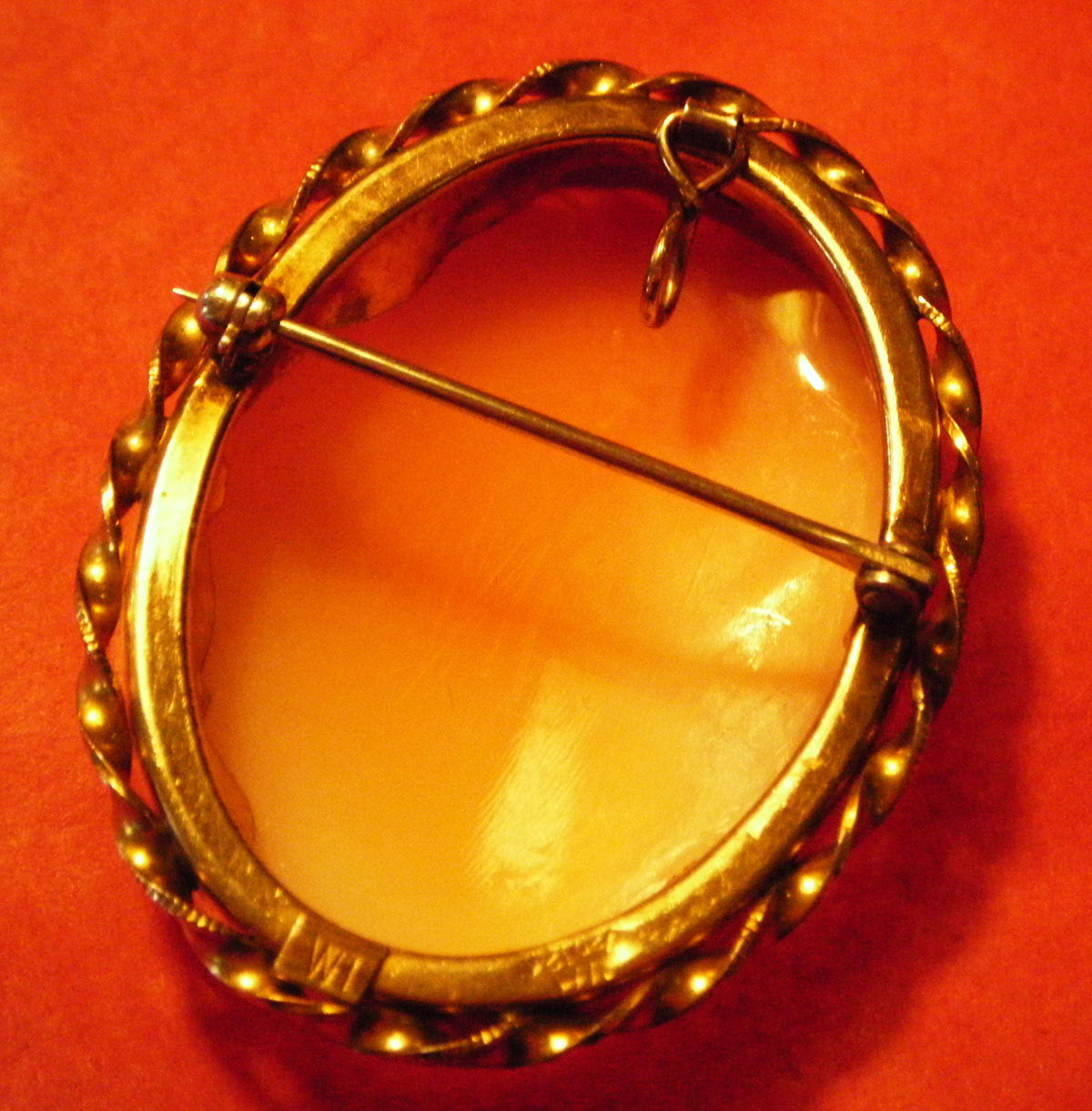 Quality Hand Carved Shell Cameo Pin/Brooch, Classic Profile PIN or PENDANT