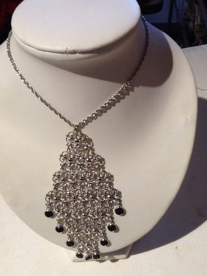 Silver Filigree necklace 1970's