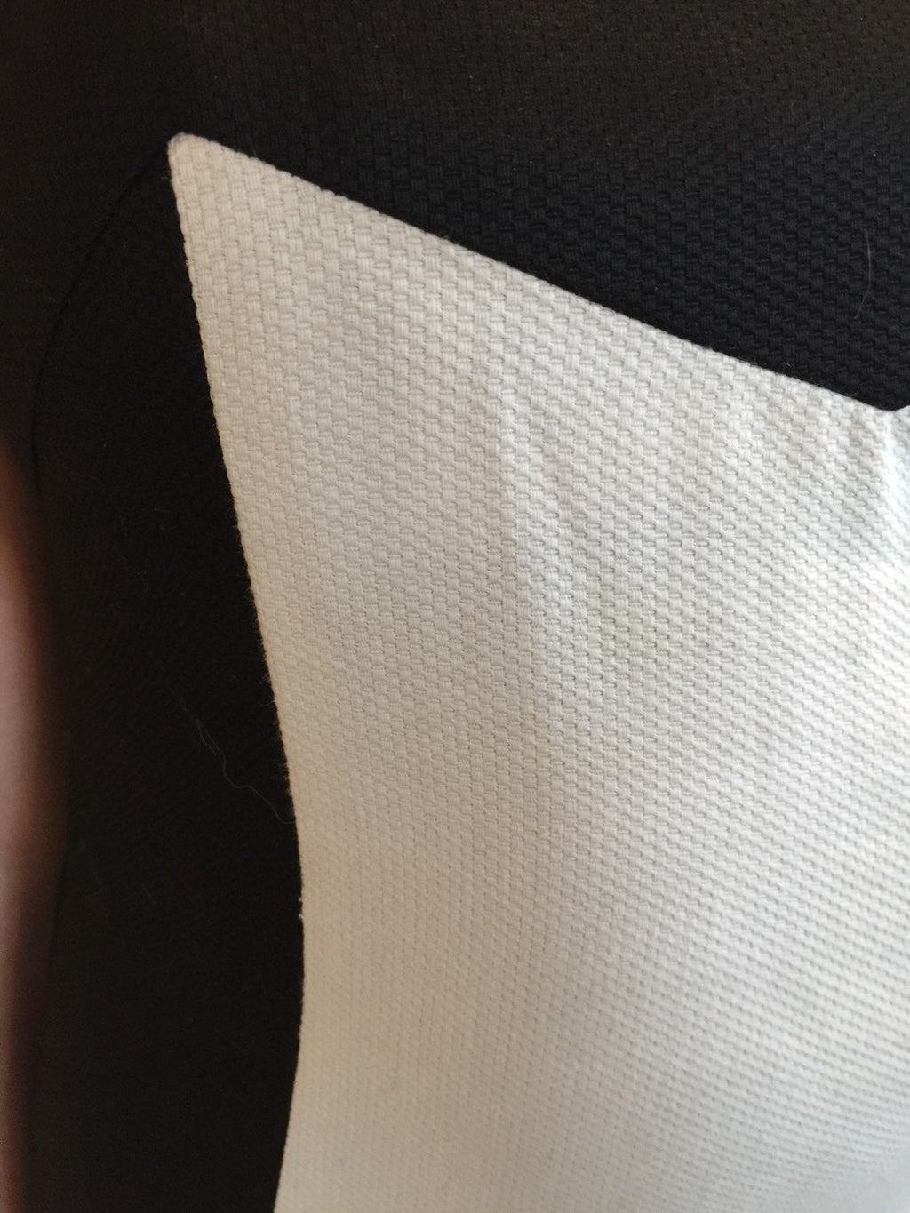 50's-60's BOBBIE BROOKS Black & White Cotton Pique Slip Dress