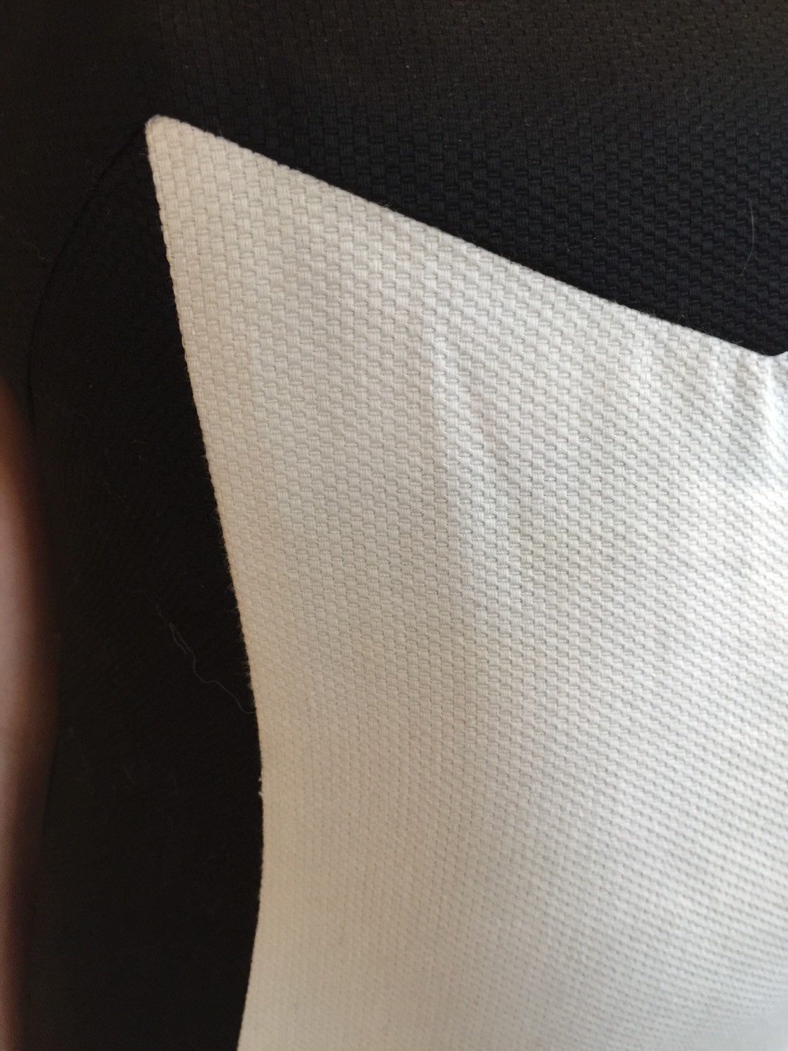 50's-60's BOBBIE BROOKS Black & White Cotton Pique Slip Dress