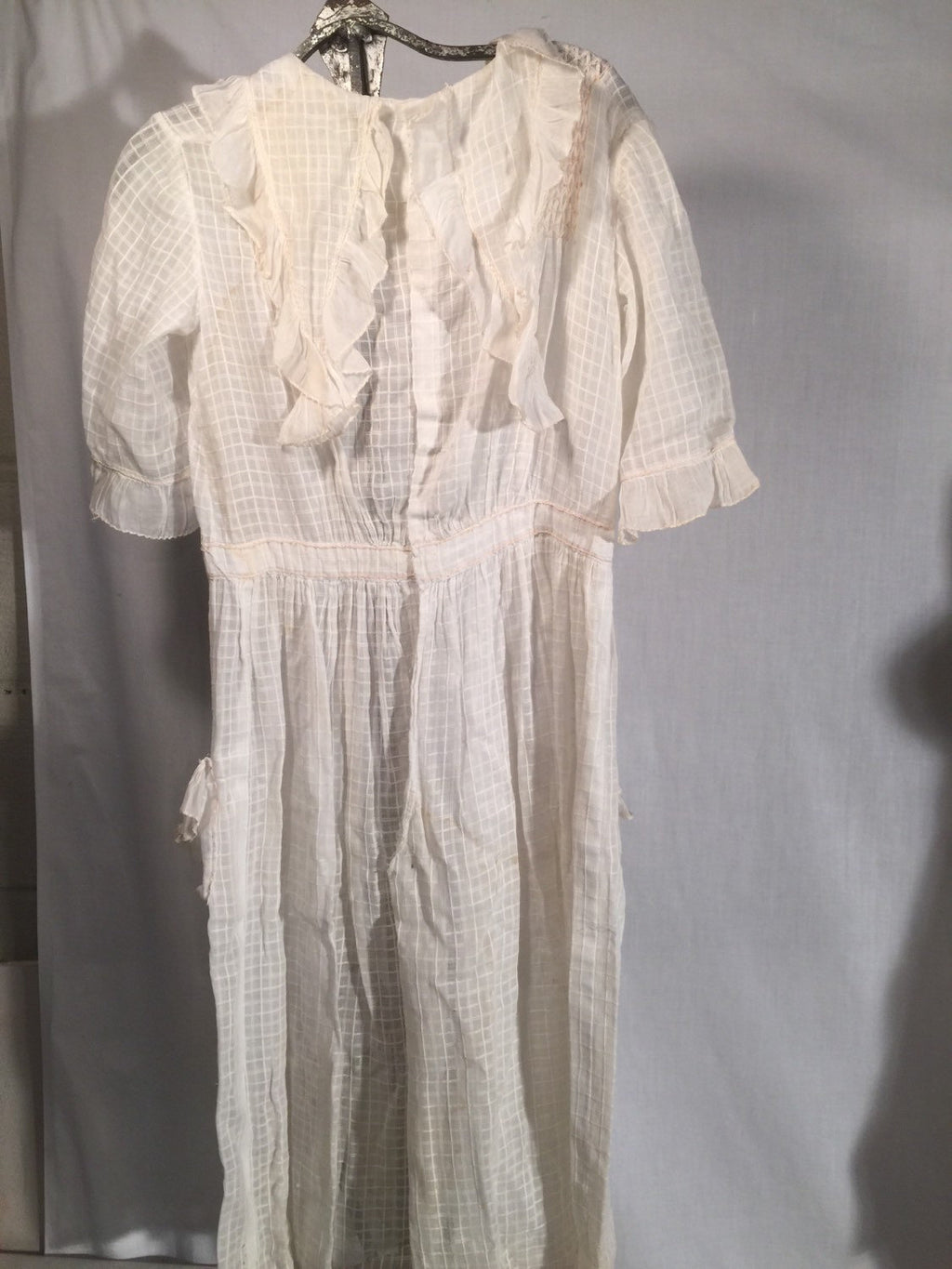 Childs 1910-20's Cotton Dress Flower Girl Wedding Party