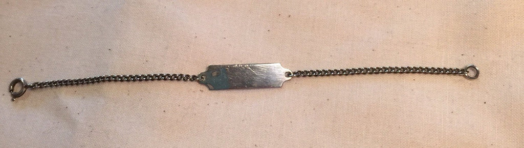 Sterling CHILD's ID Bracelet 5" long