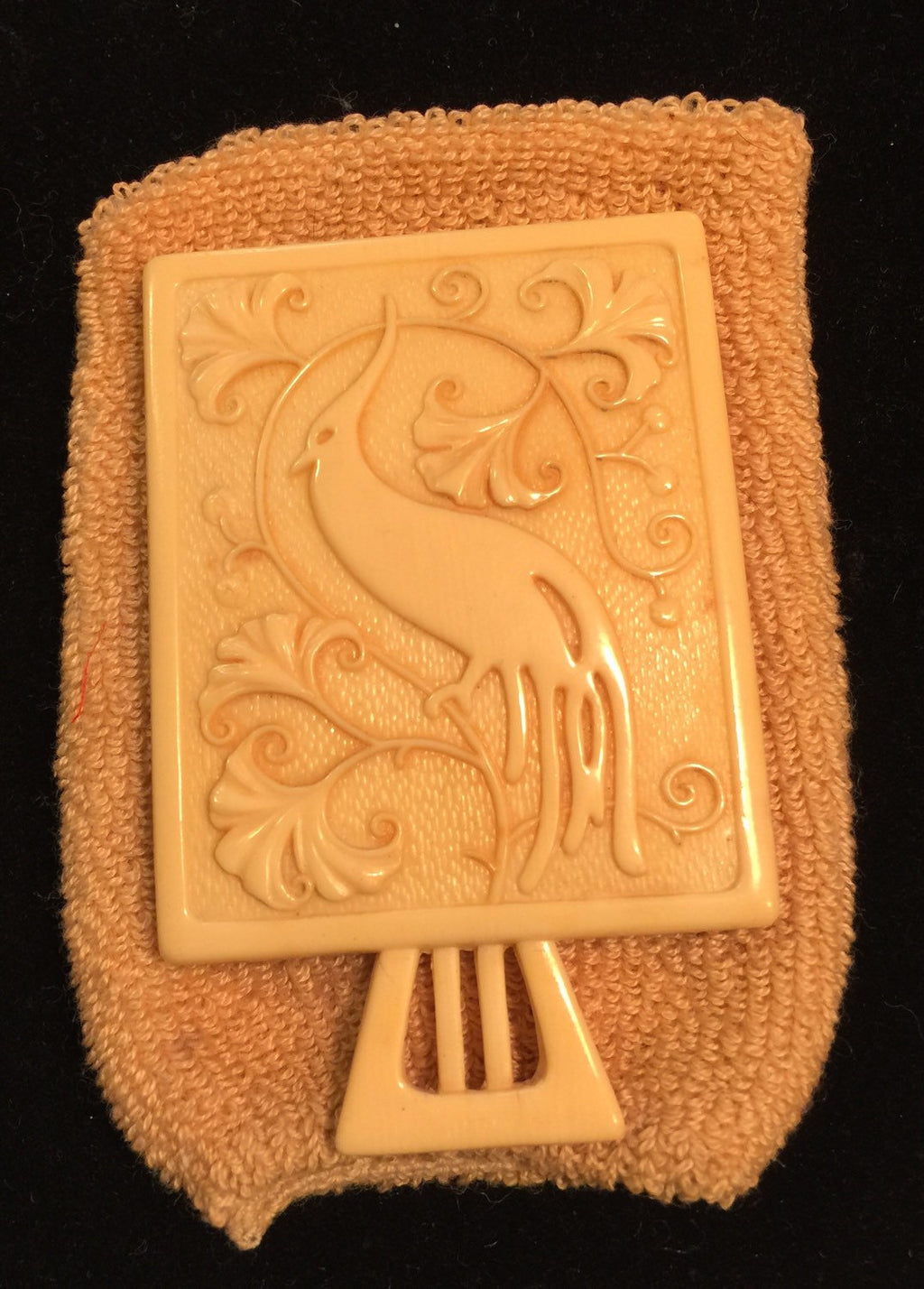 Vtg 20's Celluloid Purse Mirror ART DECO