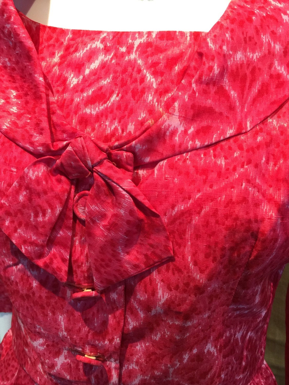 Pink Silk Print WIGGLE Dress with Jacket