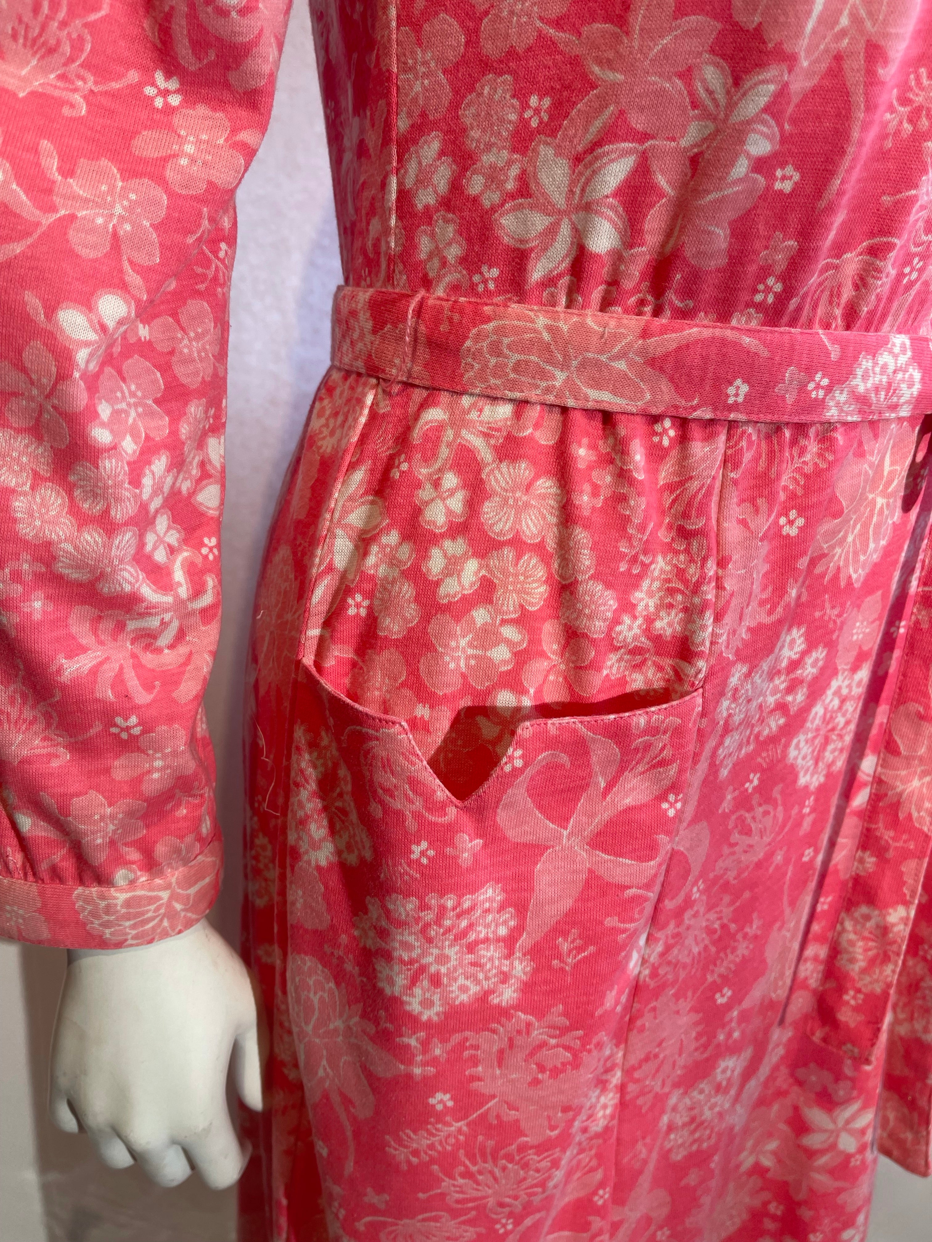 70s LIZA by LILLY PULITZER Pink Shirtdress