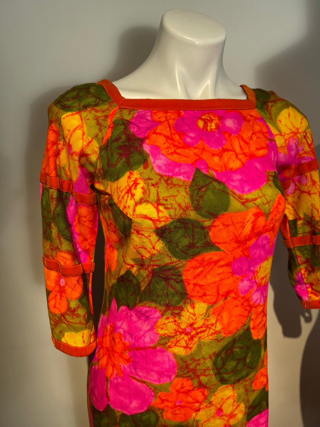 Vtg 60s Hawaiian Dress ANDRADE Honolulu