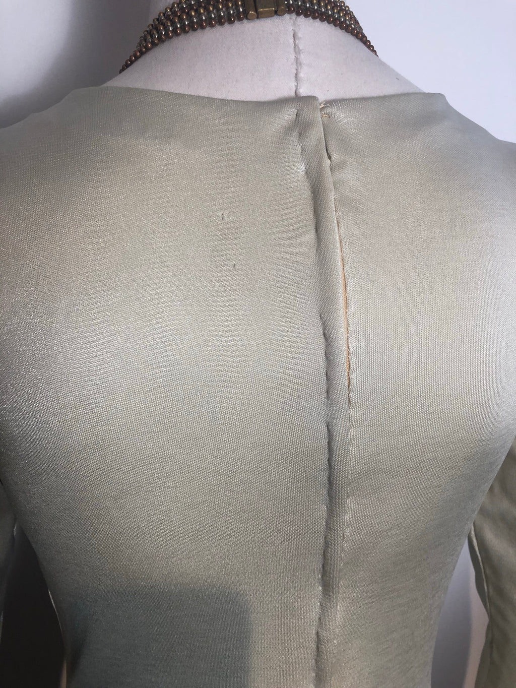 Vtg 1970s Slinky Graphic Disco Dress Studio 54 size XS